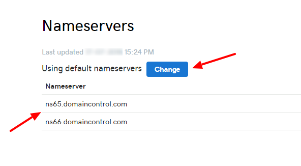 Domain Manager godaddy bluehost