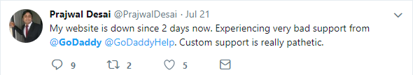 godaddy Twitter Search