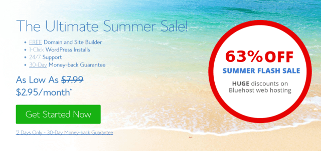 Bluehost Summer Sale 2020 63 Off Free Domain Ssl Images, Photos, Reviews