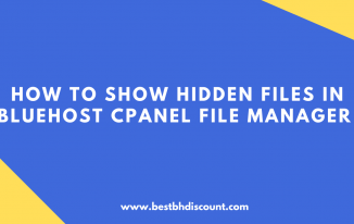 How to show hidden Files in Bluehost cPanel File Manager [Fixed]